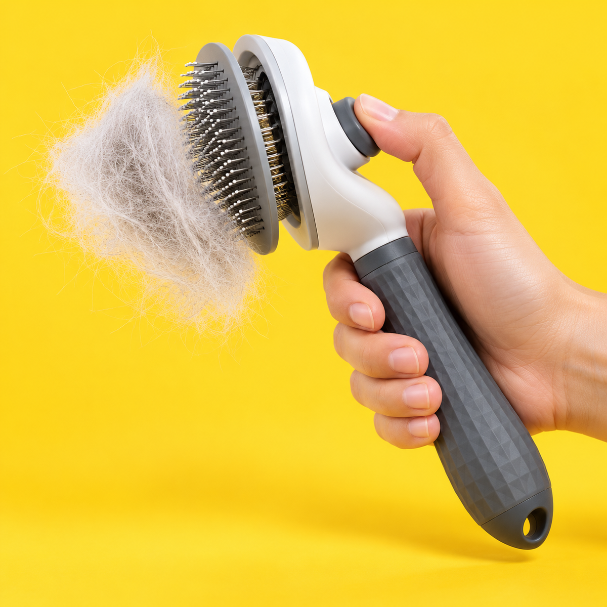 Kit toilettage DOUG : brosse autonettoyante