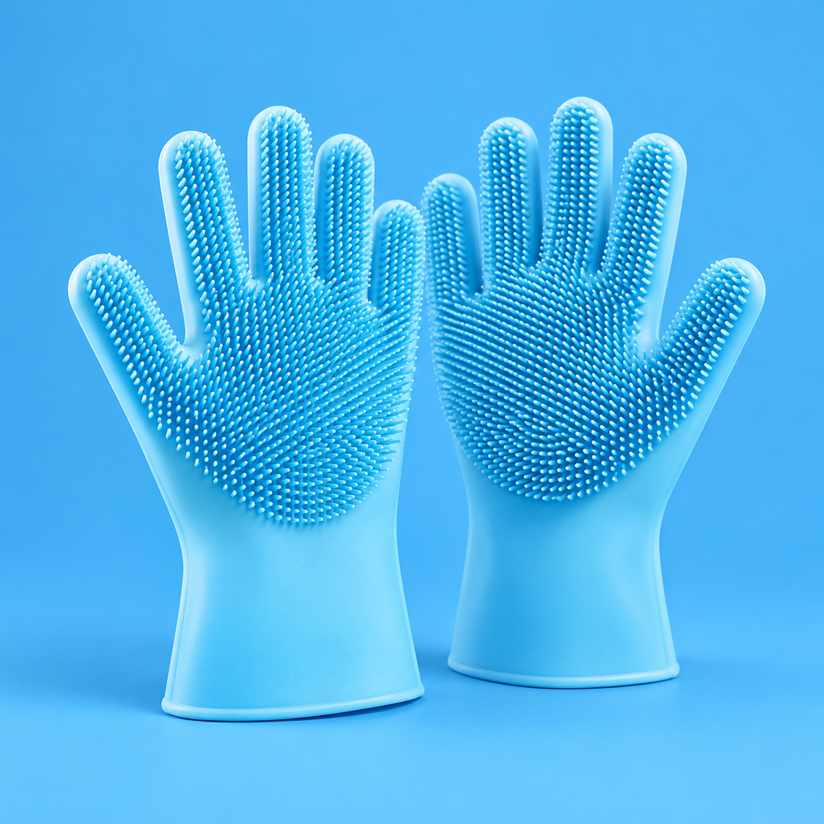Gant de toilettage en silicone