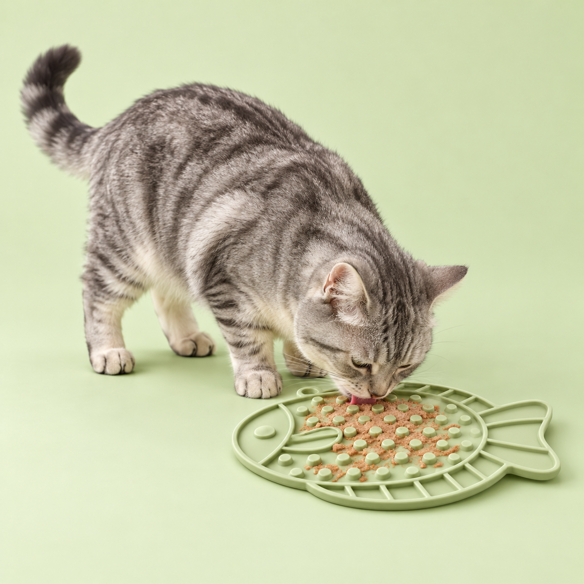 Tapis de léchage à ventouse